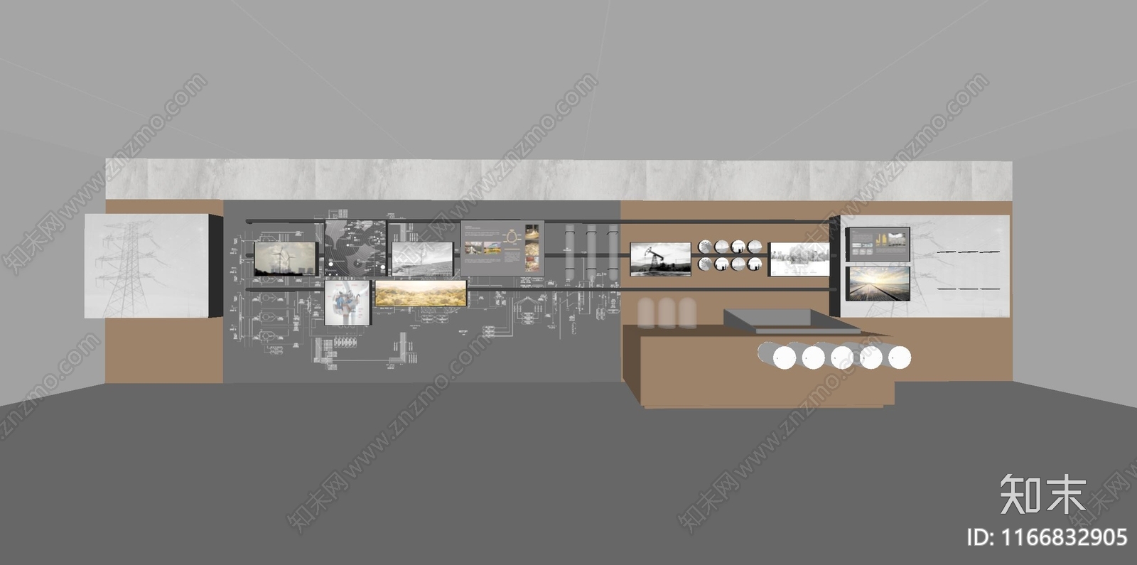 现代工业其他展厅SU模型下载【ID:1166832905】