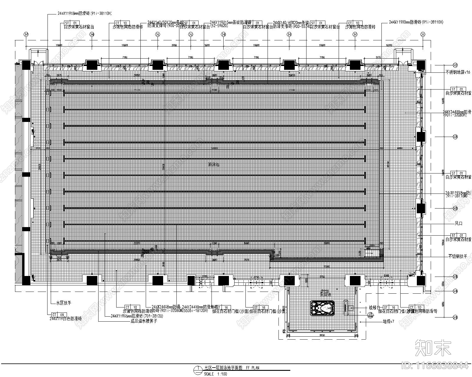 现代其他休闲娱乐空间cad施工图下载【ID:1166838844】