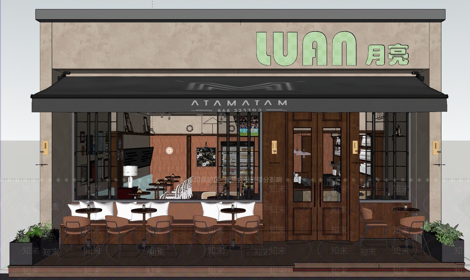 现代其他店铺SU模型下载【ID:1166839391】