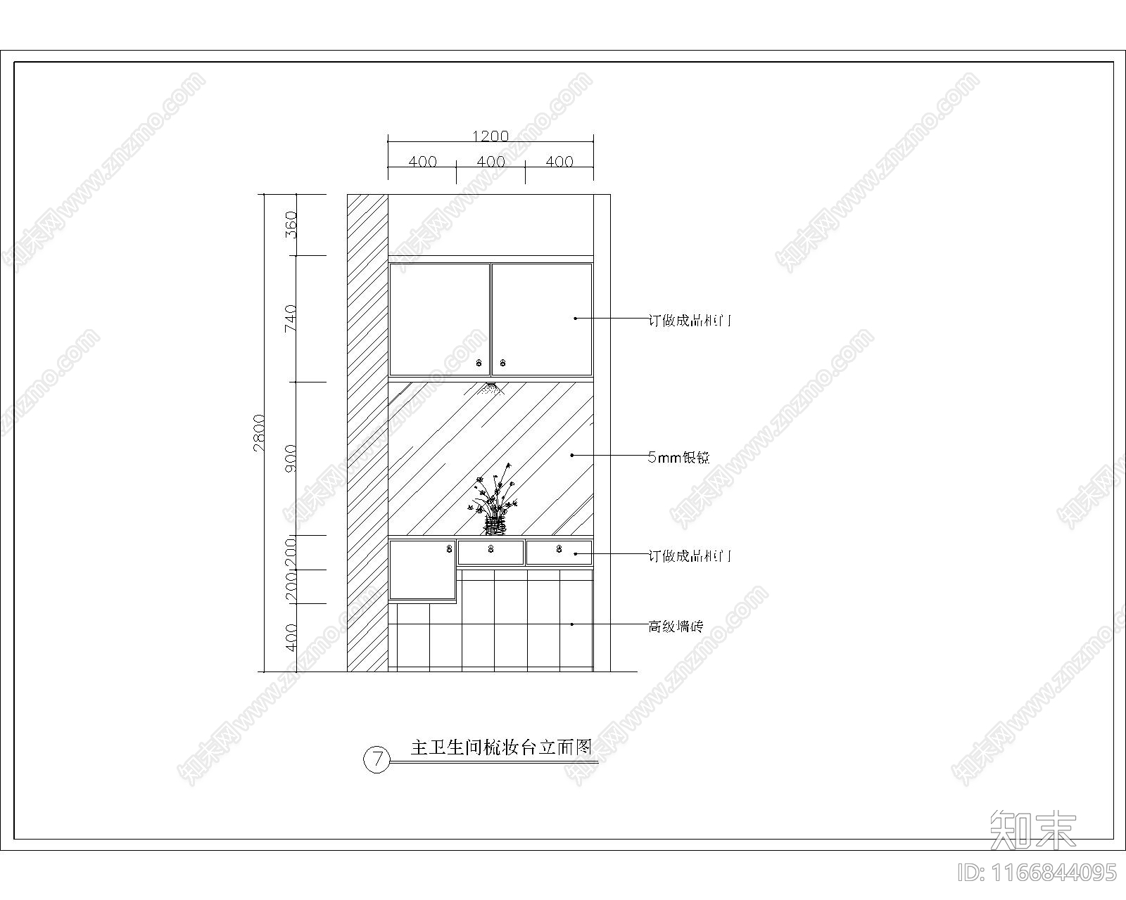 中式整体家装空间cad施工图下载【ID:1166844095】