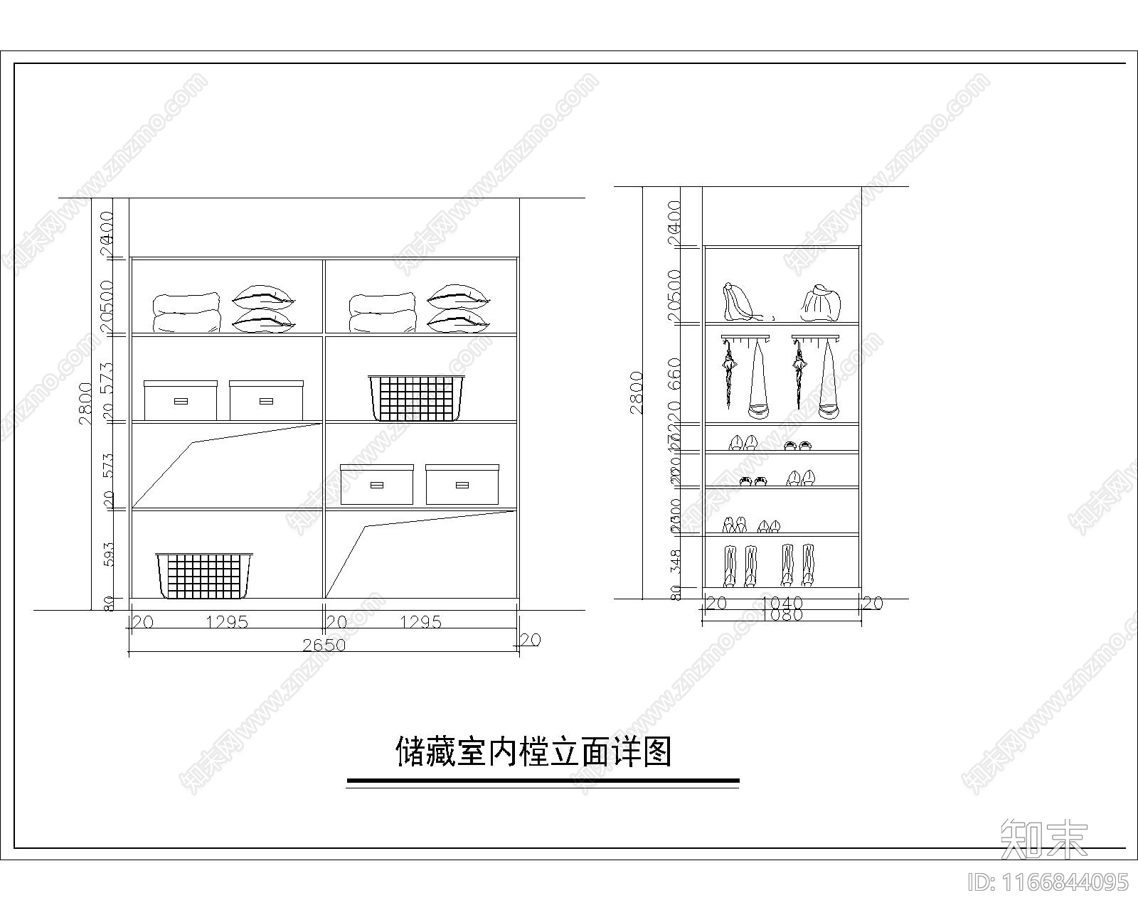 中式整体家装空间cad施工图下载【ID:1166844095】