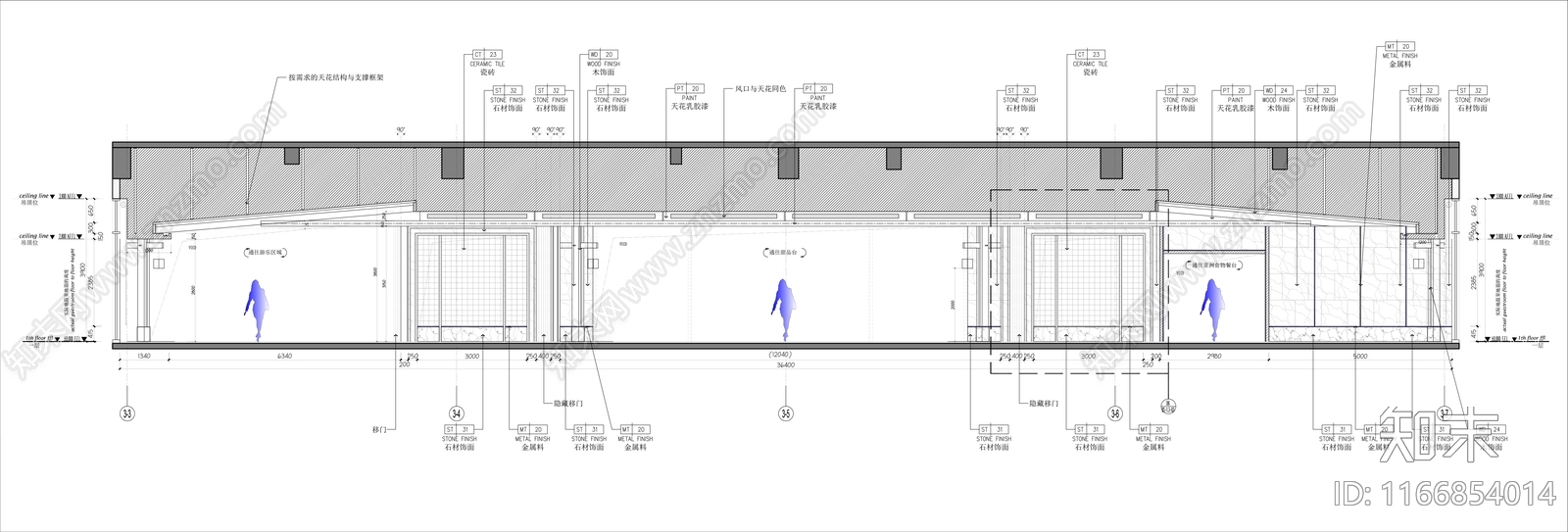 现代其他餐饮空间cad施工图下载【ID:1166854014】