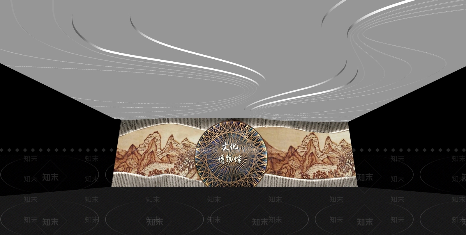 现代其他展厅SU模型下载【ID:1166854869】