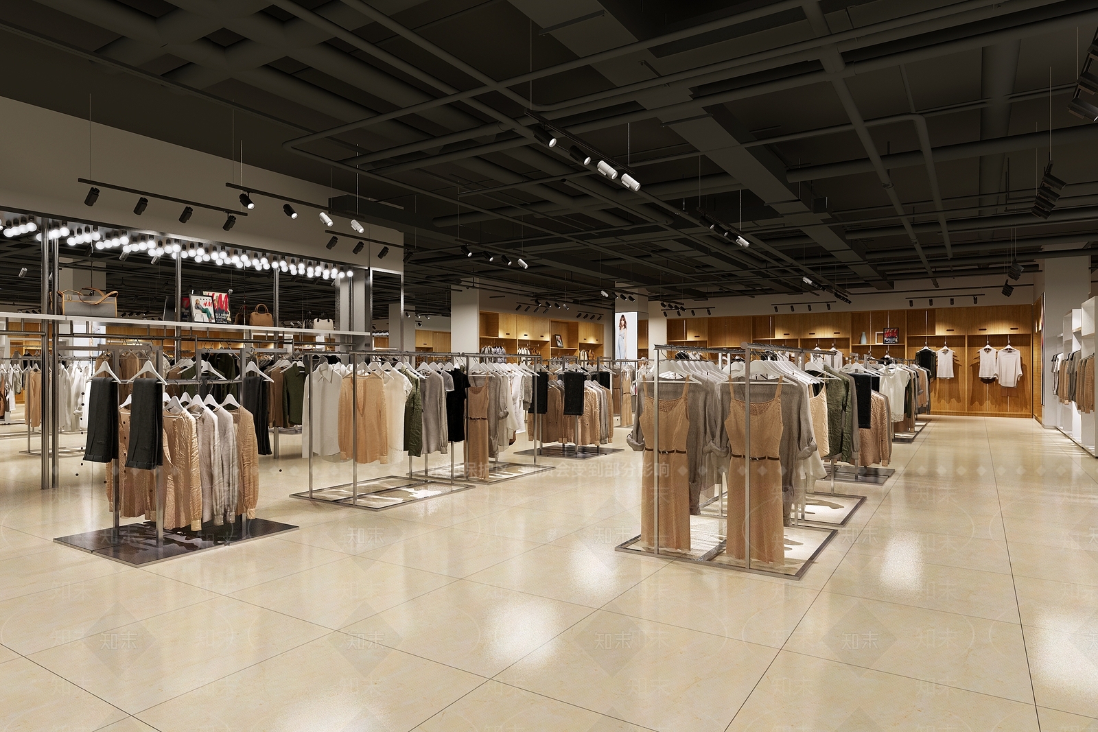 现代服装店3D模型下载【ID:1166857626】