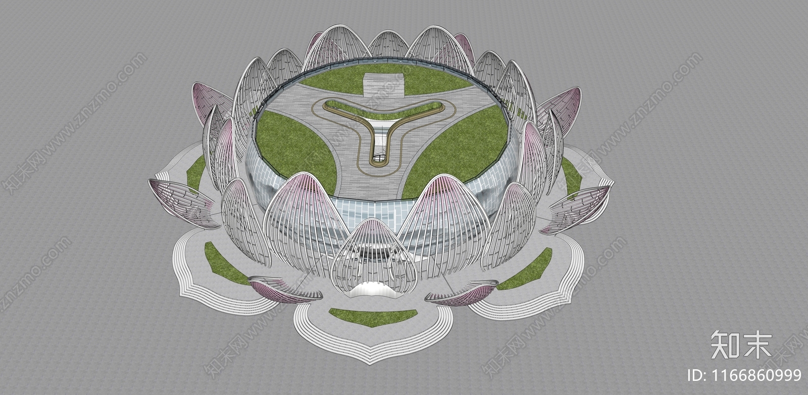 现代风格建筑SU模型下载【ID:1166860999】