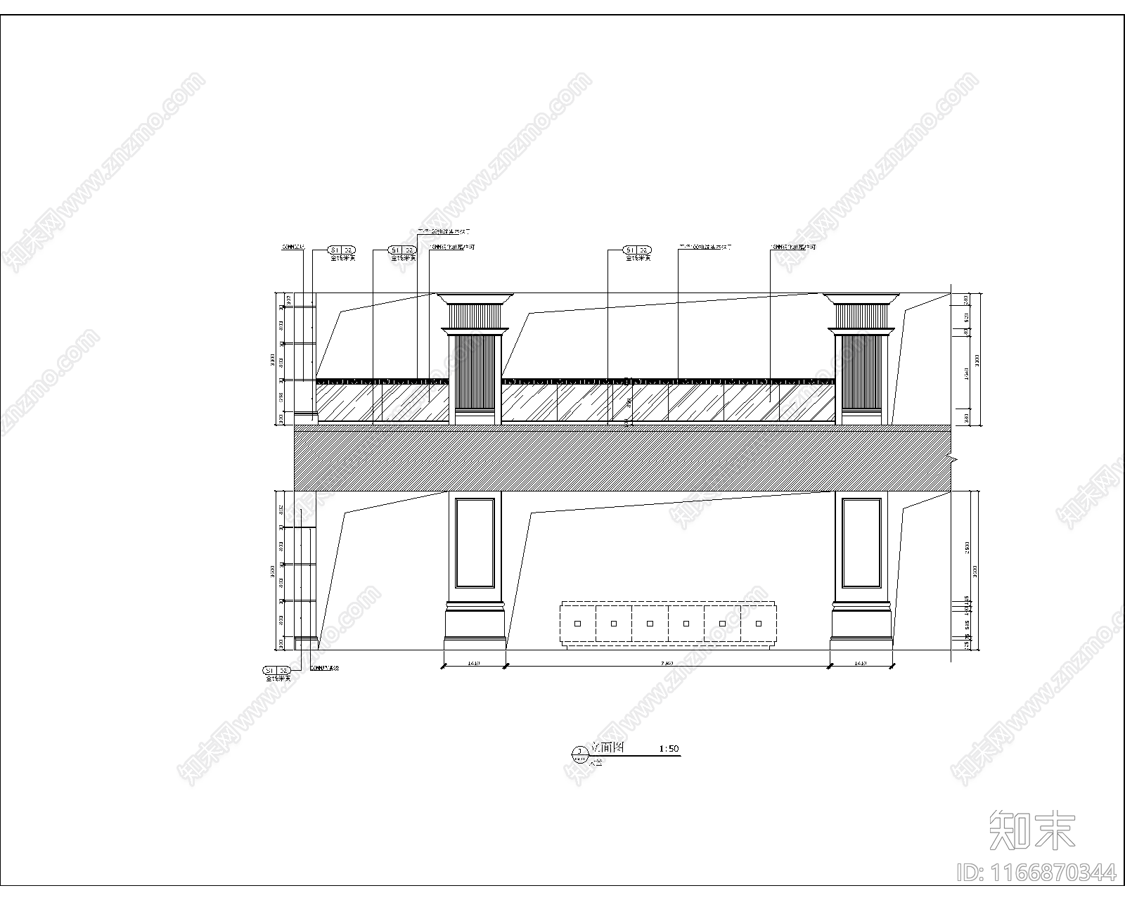 现代会所cad施工图下载【ID:1166870344】