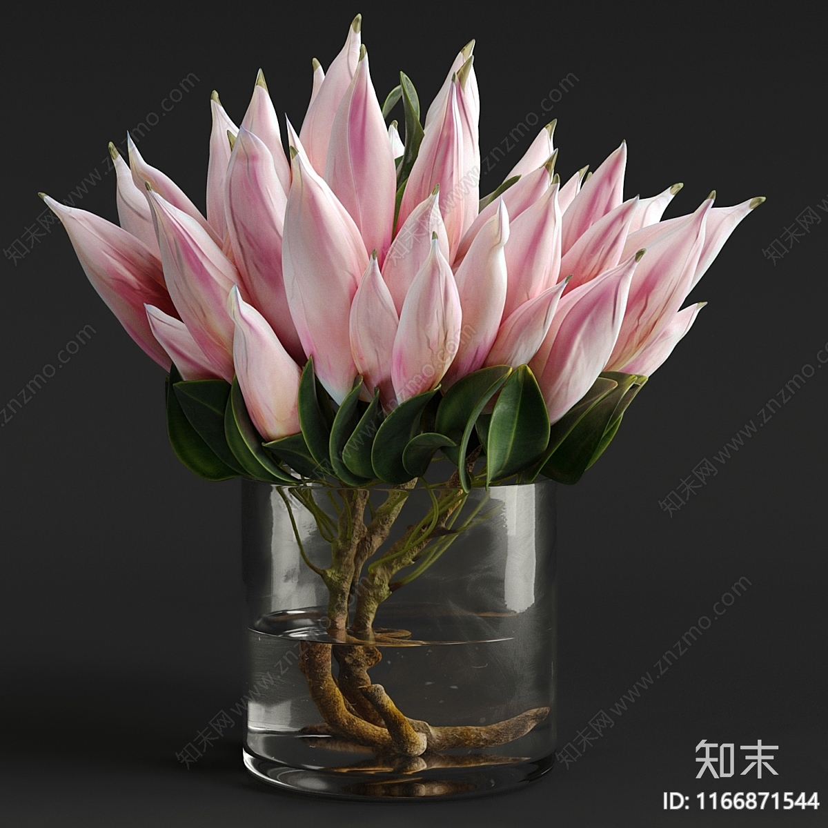 花艺3D模型下载【ID:1166871544】