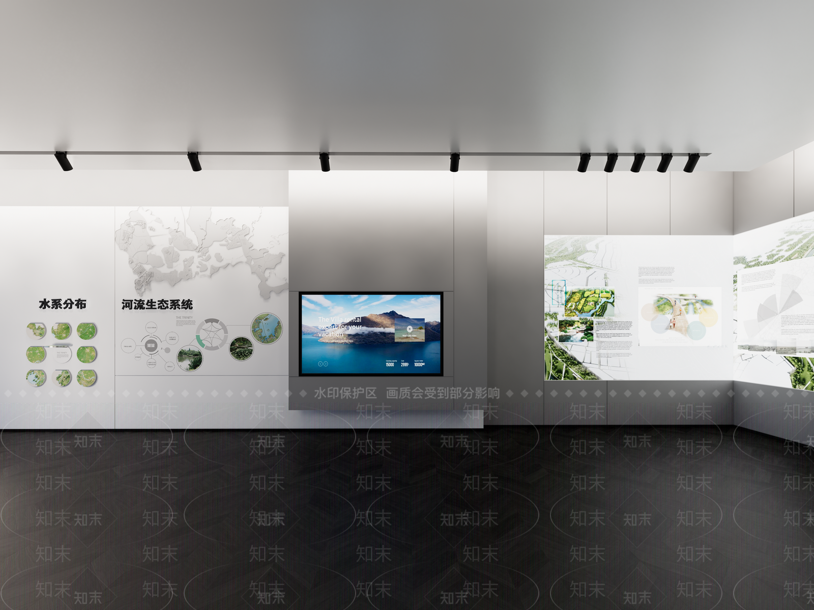 现代科技展厅SU模型下载【ID:1166897648】