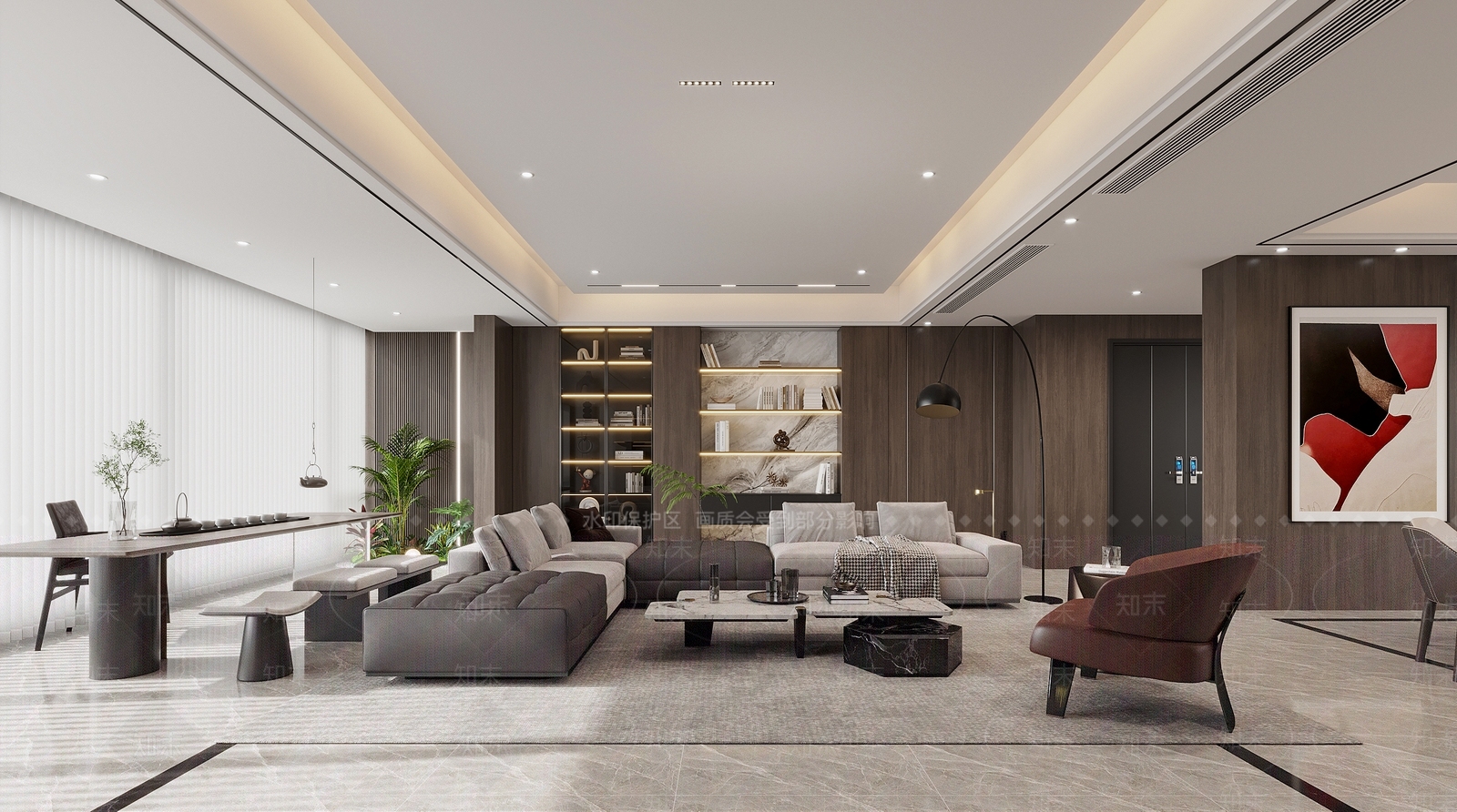 现代售楼处3D模型下载【ID:1214668914】
