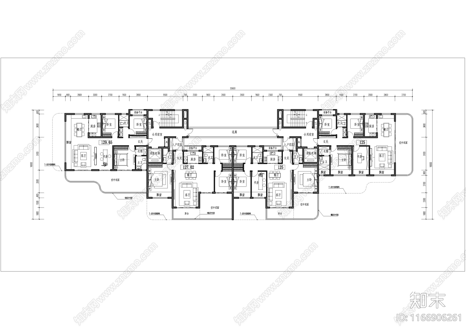 建筑平面图施工图下载【ID:1166906261】