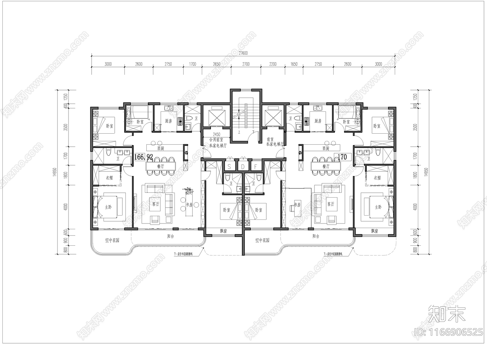 建筑平面图施工图下载【ID:1166906525】