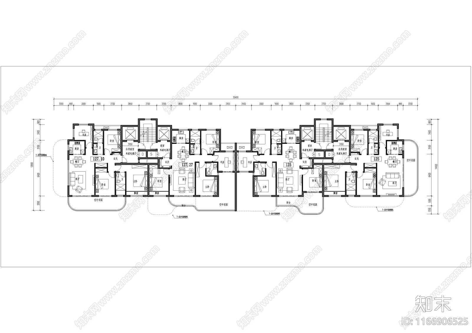 建筑平面图施工图下载【ID:1166906525】