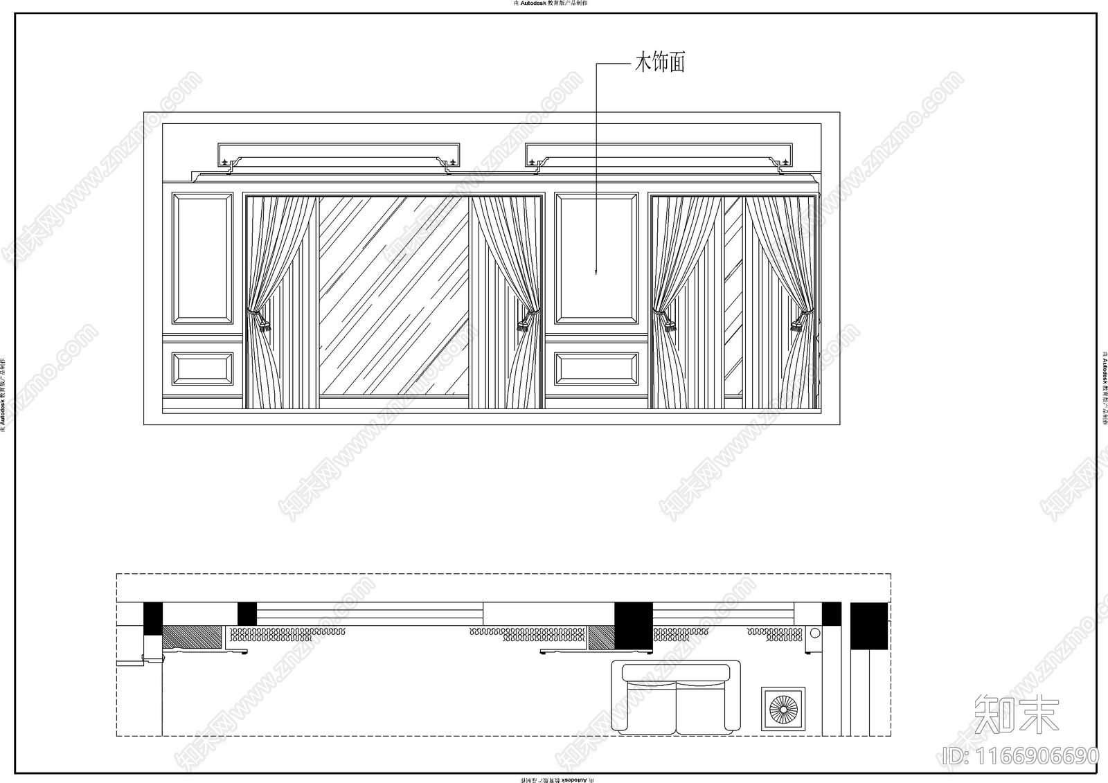 现代办公室cad施工图下载【ID:1166906690】