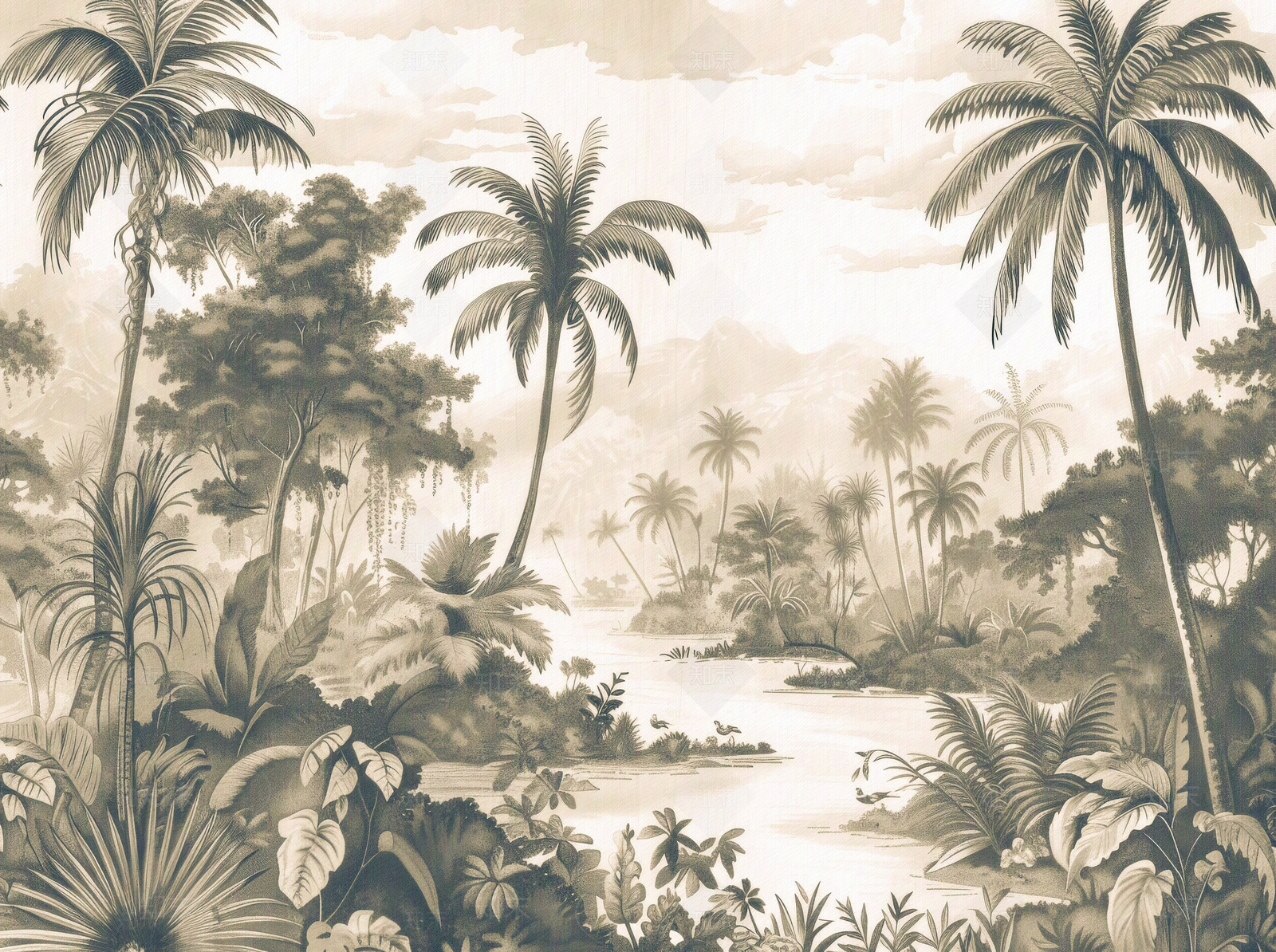 欧式壁纸贴图下载【ID:1166908658】