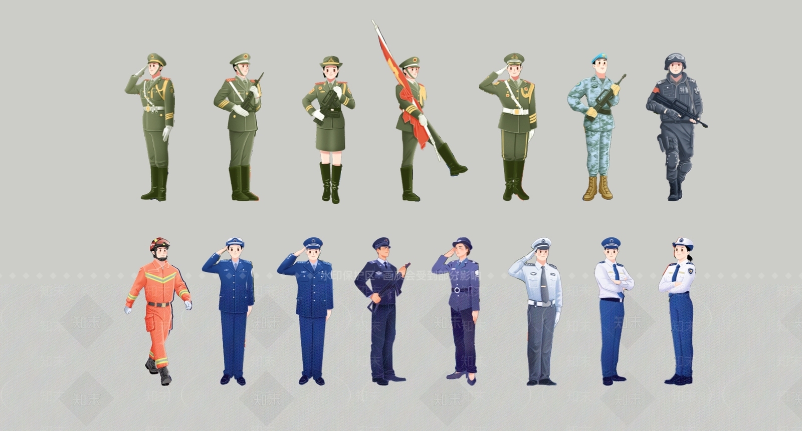 2D多人3D模型下载【ID:1166919892】
