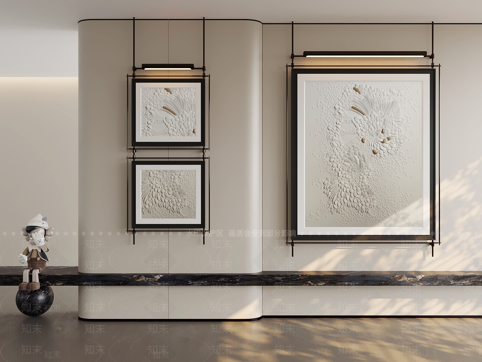 新中式简约挂件3D模型下载【ID:1166942748】