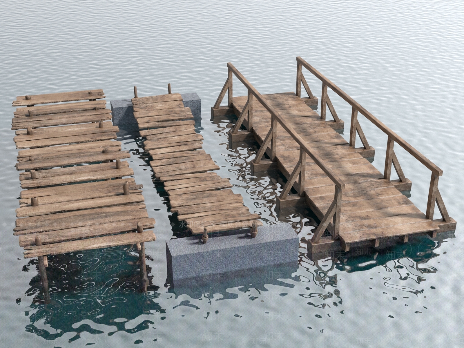 现代桥3D模型下载【ID:1166949211】