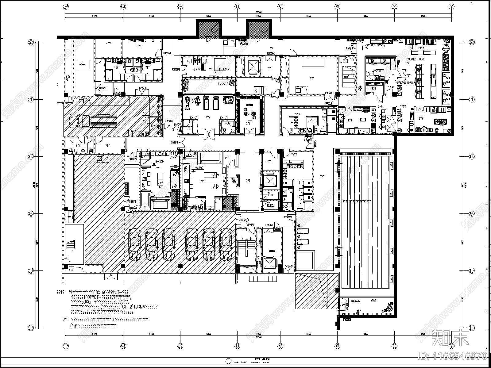 现代新中式会所cad施工图下载【ID:1166946970】