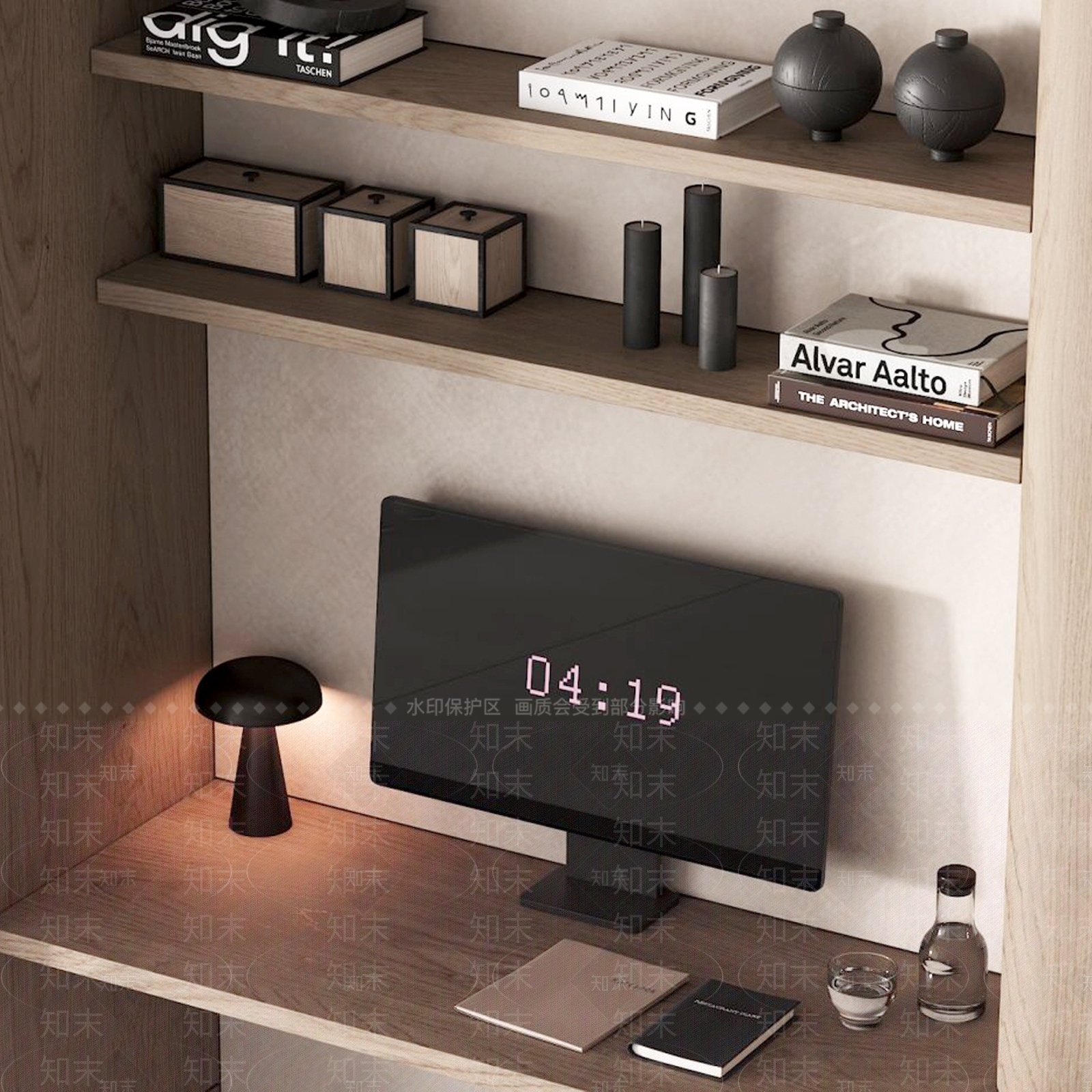 现代简约摆件组合3D模型下载【ID:1166953500】