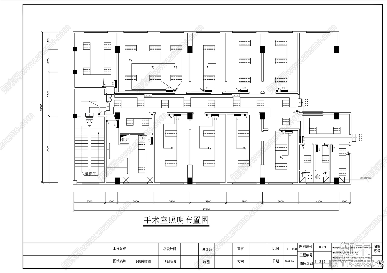 现代医院cad施工图下载【ID:1166965042】