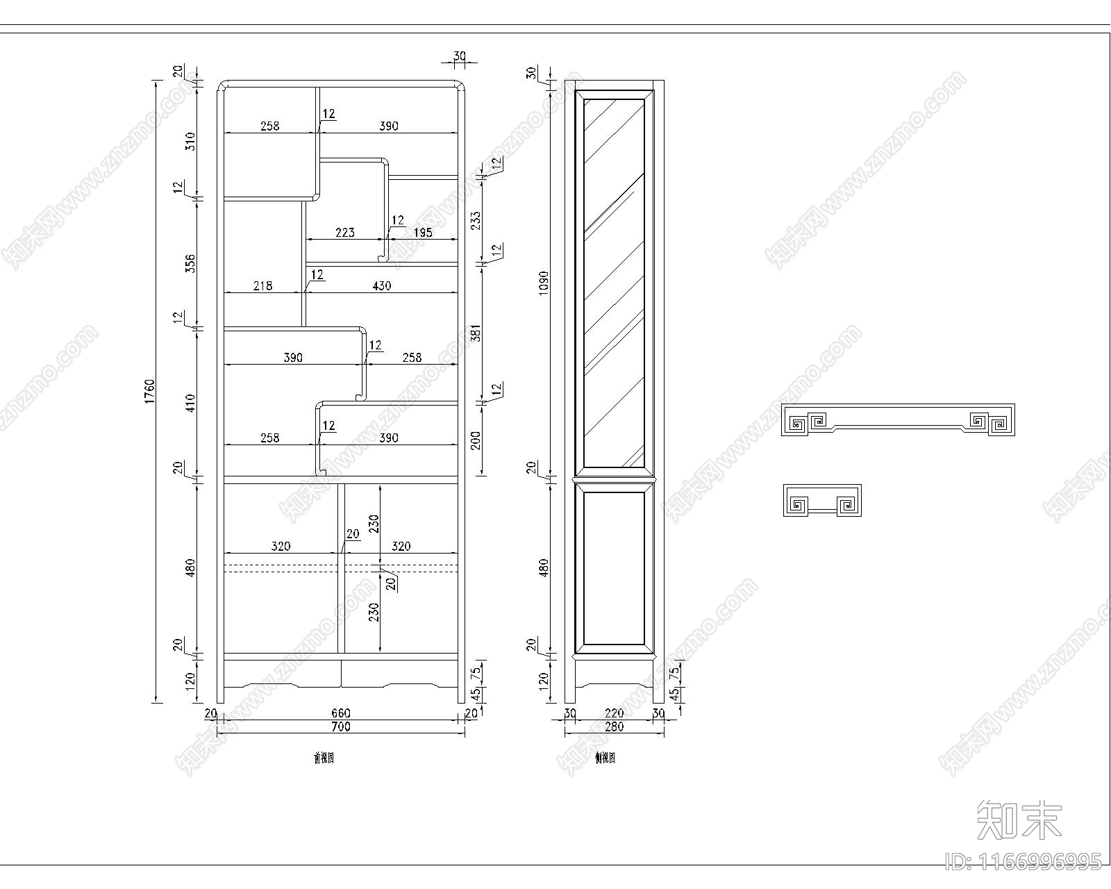 中式家具节点详图cad施工图下载【ID:1166996995】