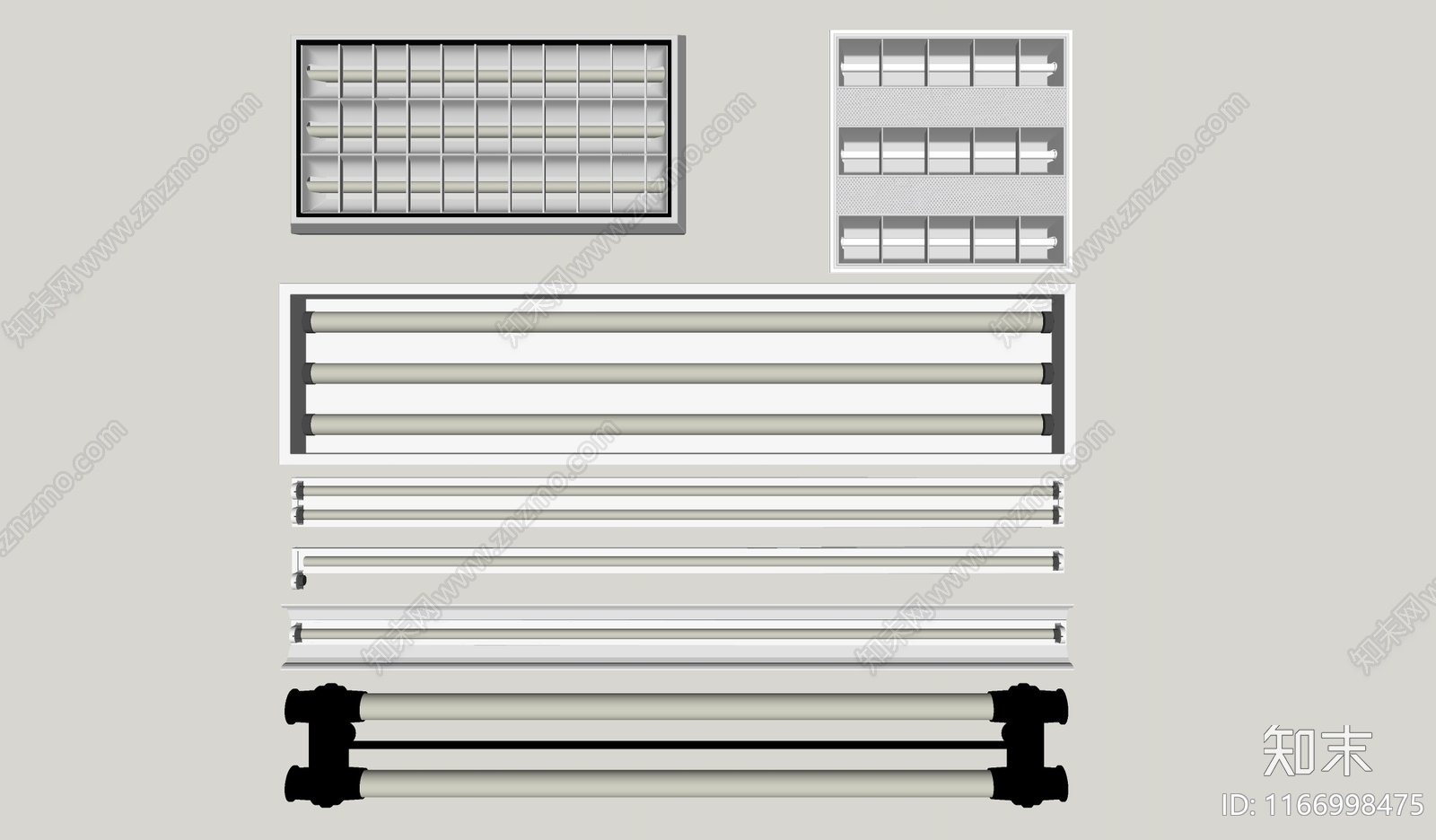工业其他灯具SU模型下载【ID:1166998475】