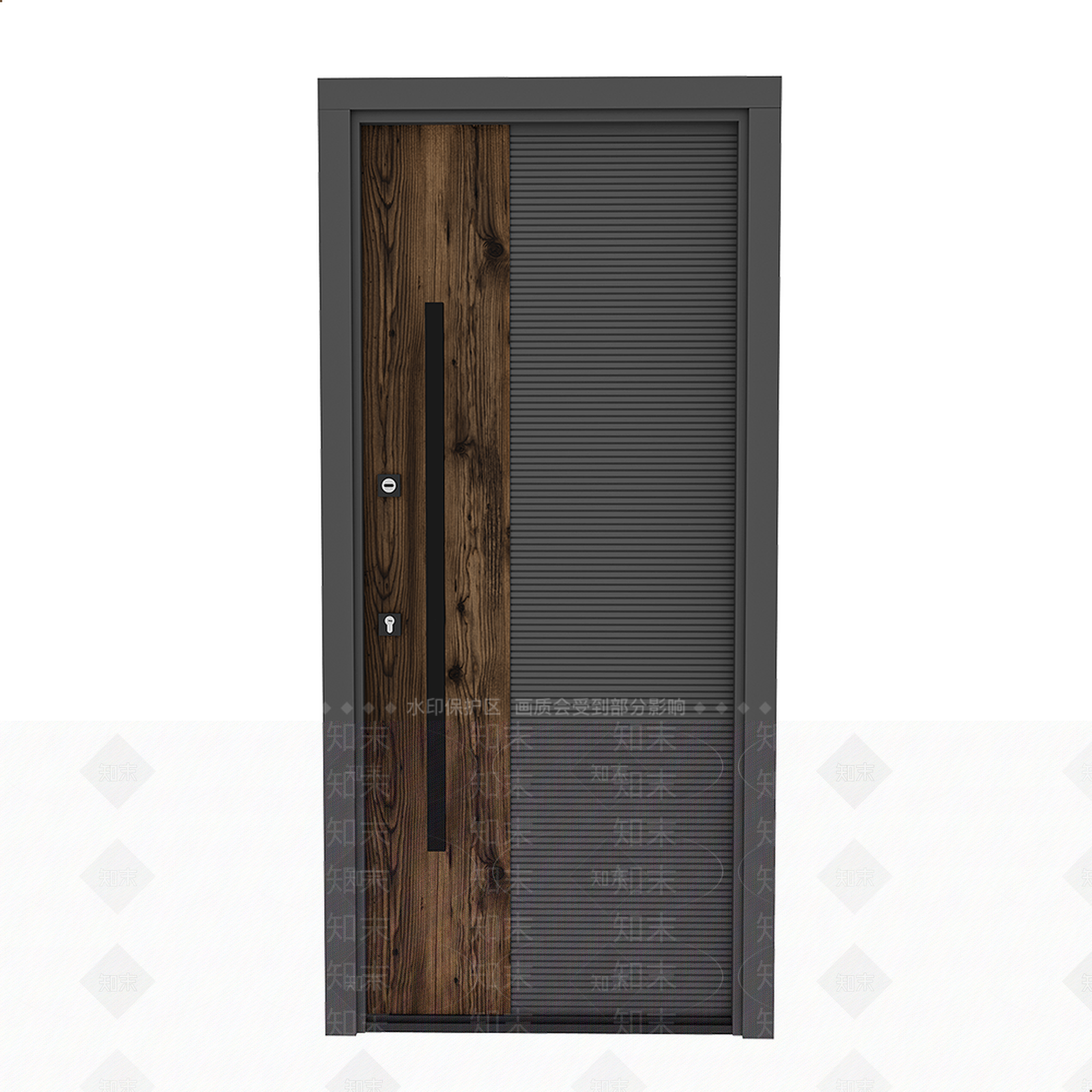 现代单开门3D模型下载【ID:1167003150】