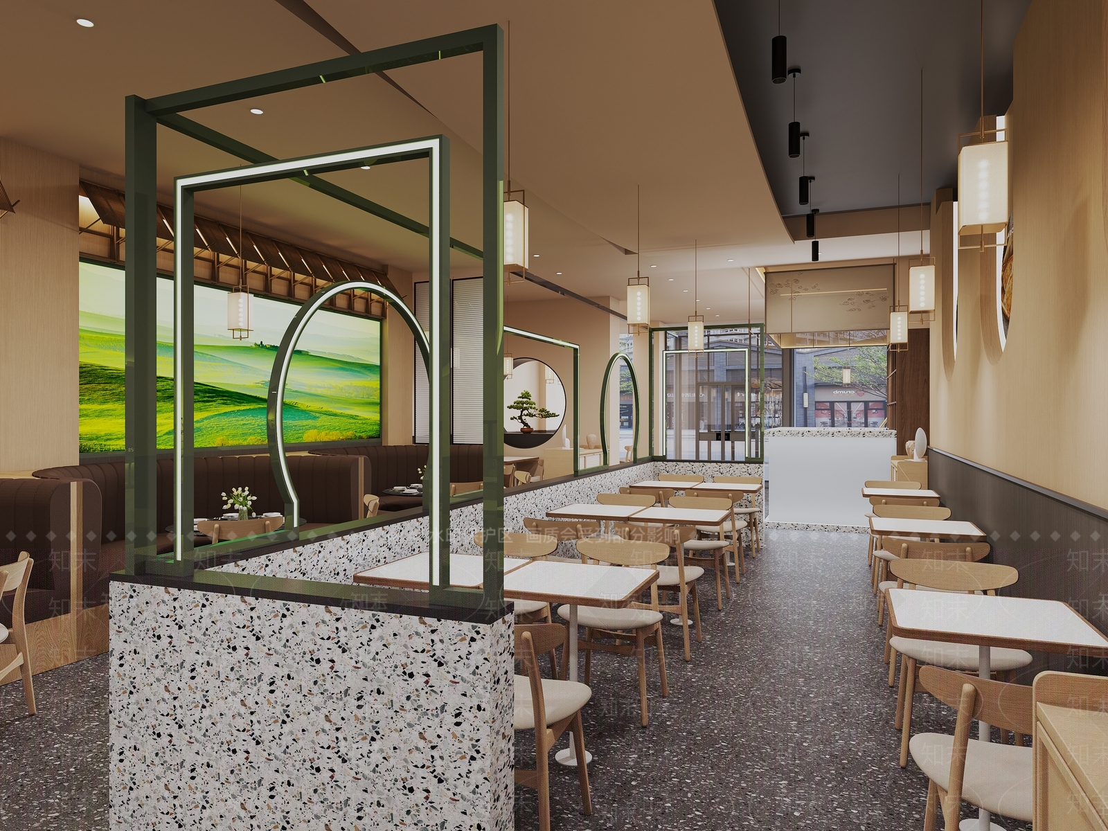 新中式快餐店3D模型下载【ID:1167004348】