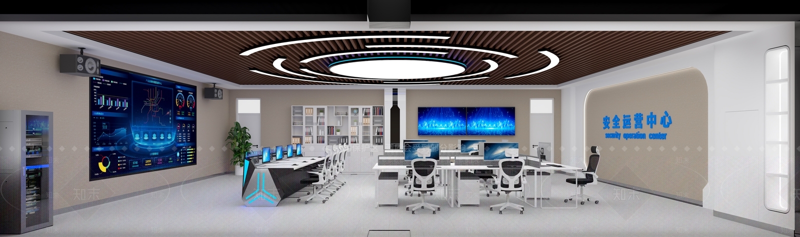 现代指挥中心3D模型下载【ID:1167007425】