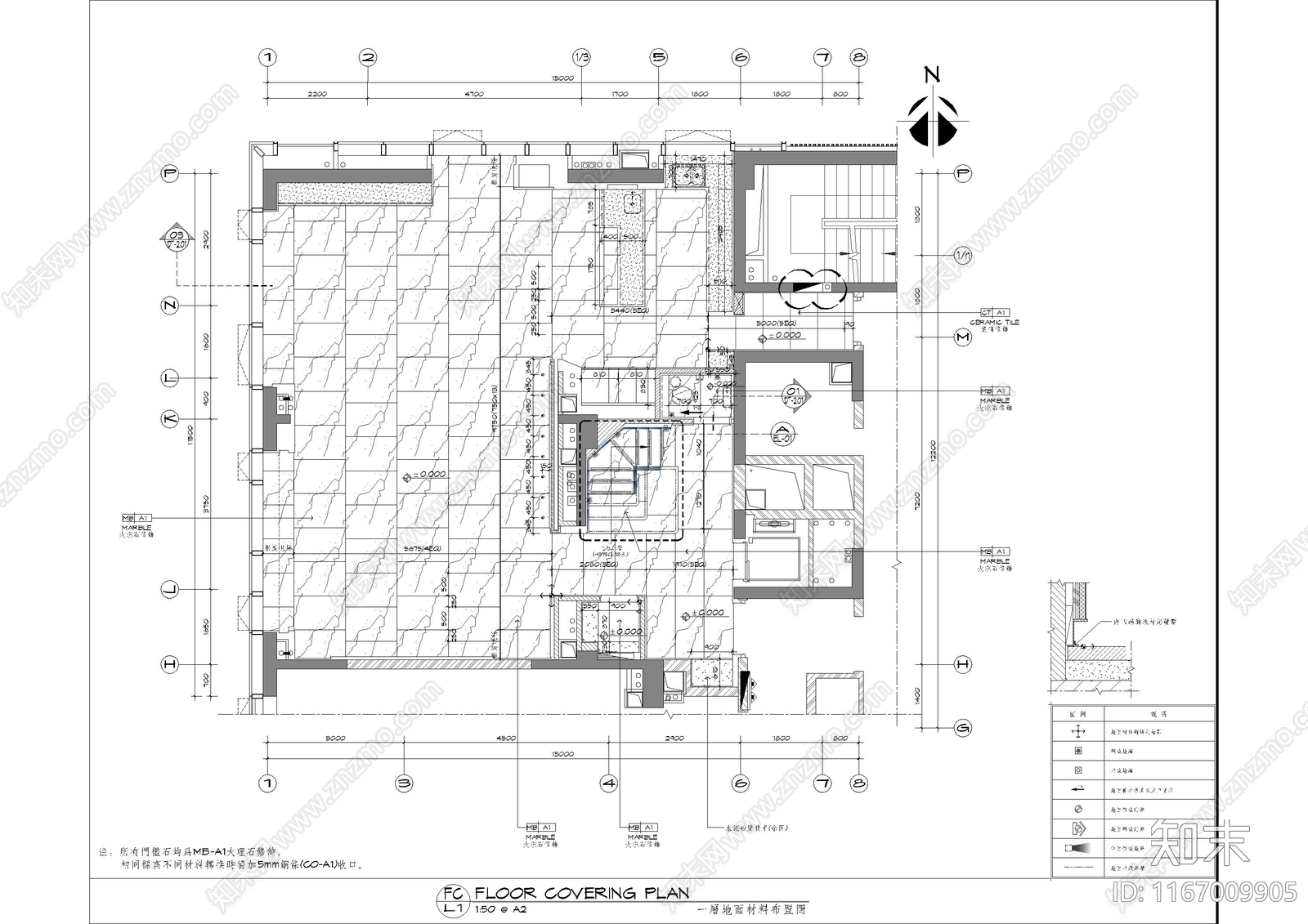 现代整体家装空间cad施工图下载【ID:1167009905】