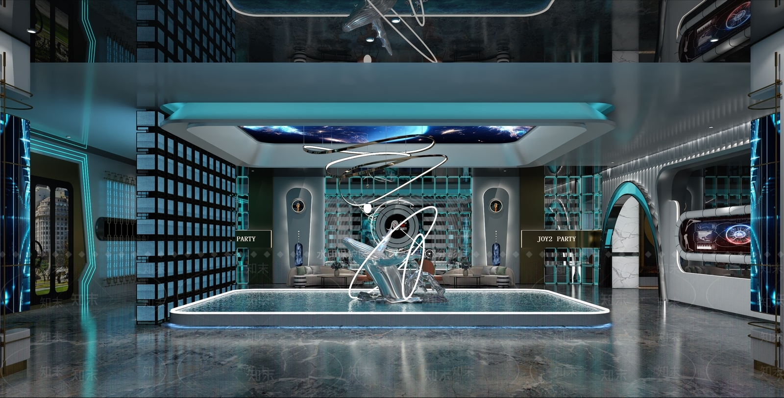 现代其他展厅3D模型下载【ID:1214670387】