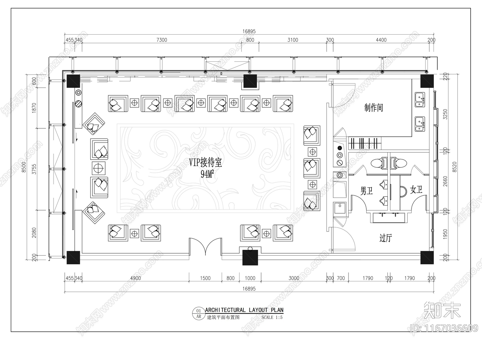 工装平面图施工图下载【ID:1167036609】