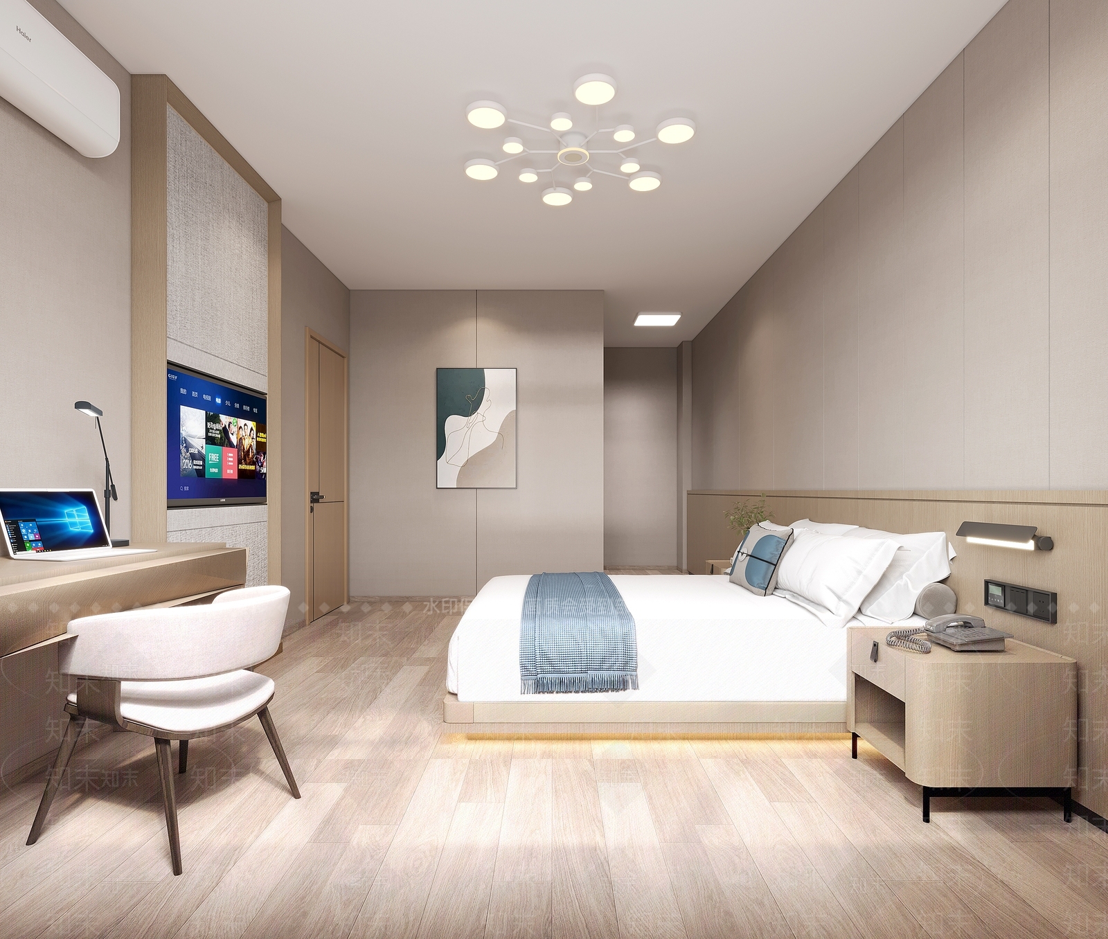 现代民宿3D模型下载【ID:1167042748】