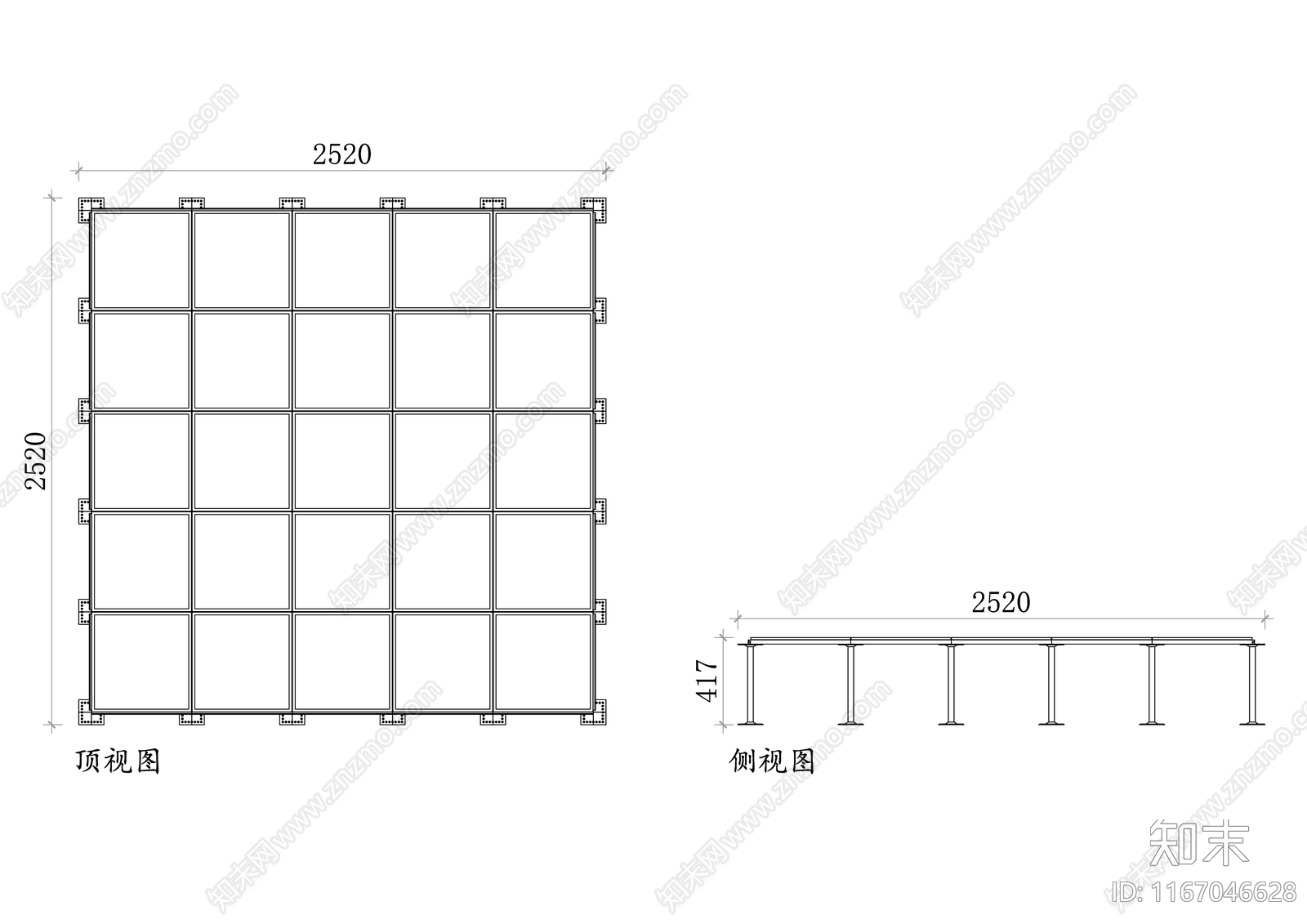 现代木结构施工图下载【ID:1167046628】