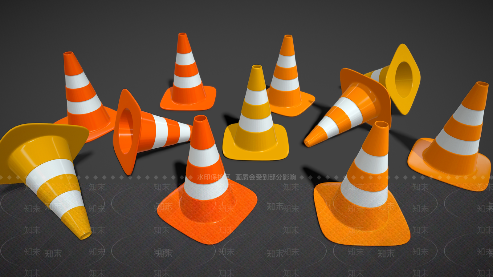 安全设施3D模型下载【ID:1167047225】