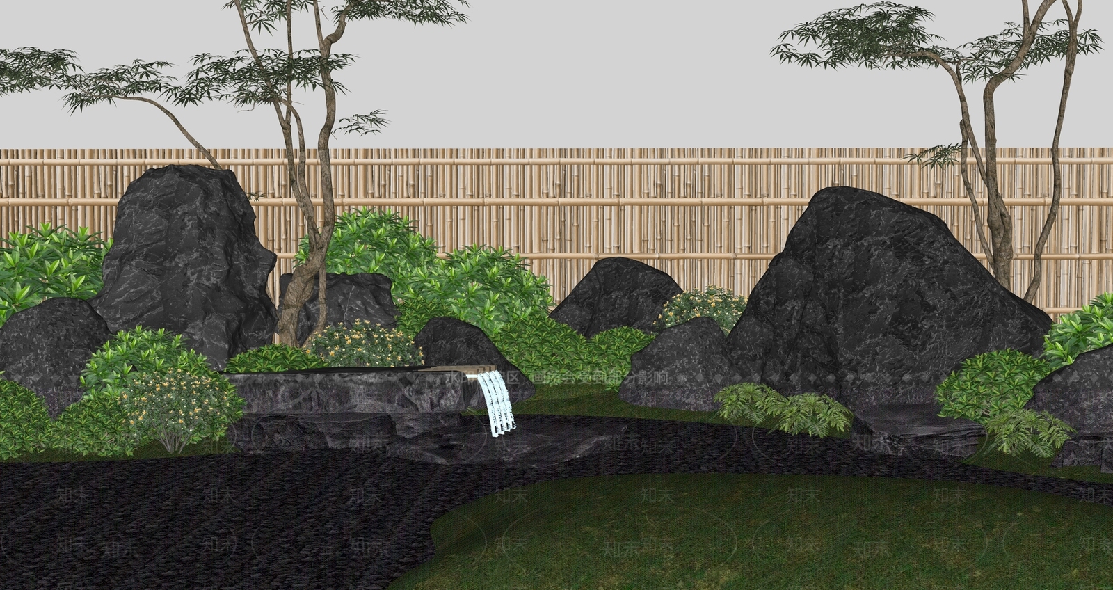 现代石头SU模型下载【ID:1167047317】