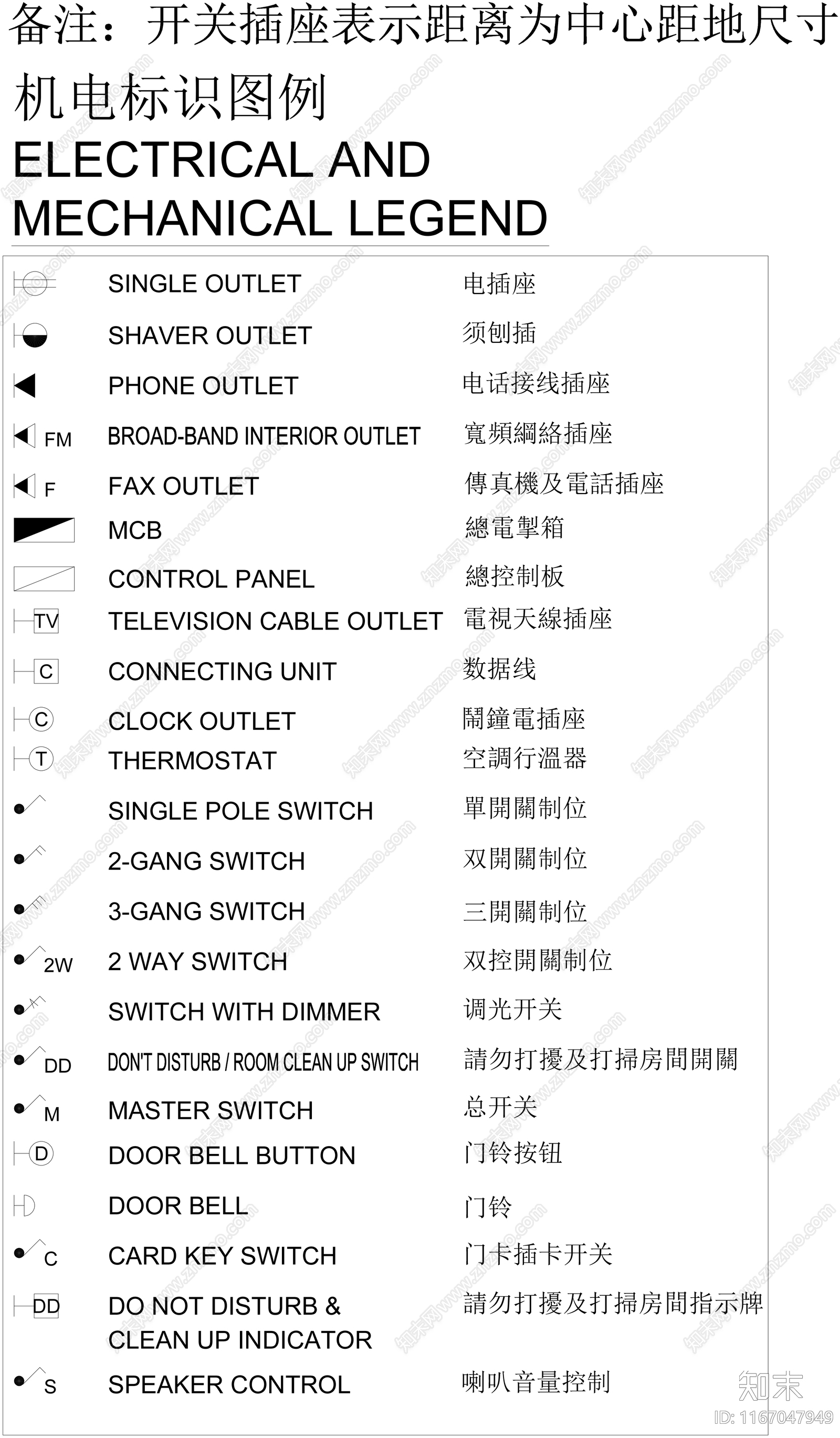 现代图例施工图下载【ID:1167047949】