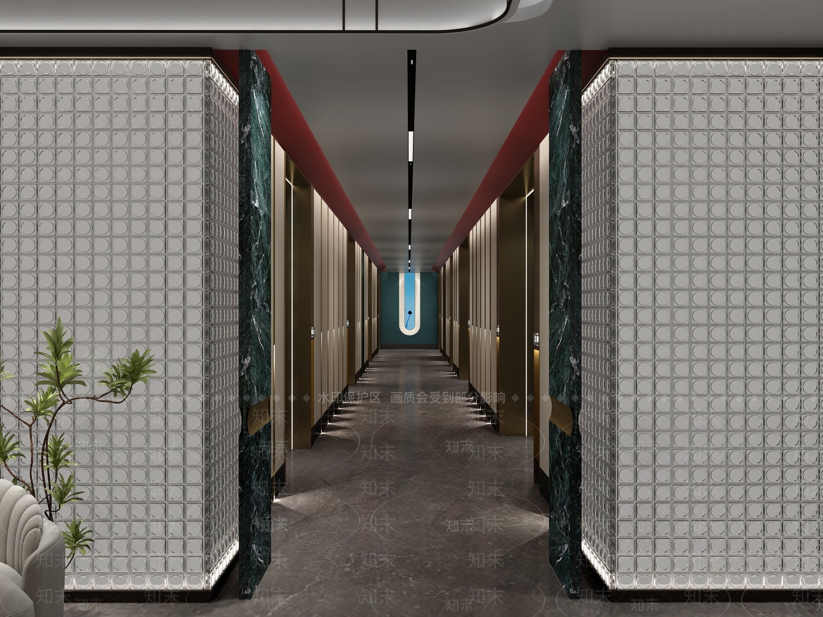 现代新中式中餐厅3D模型下载【ID:1167048014】