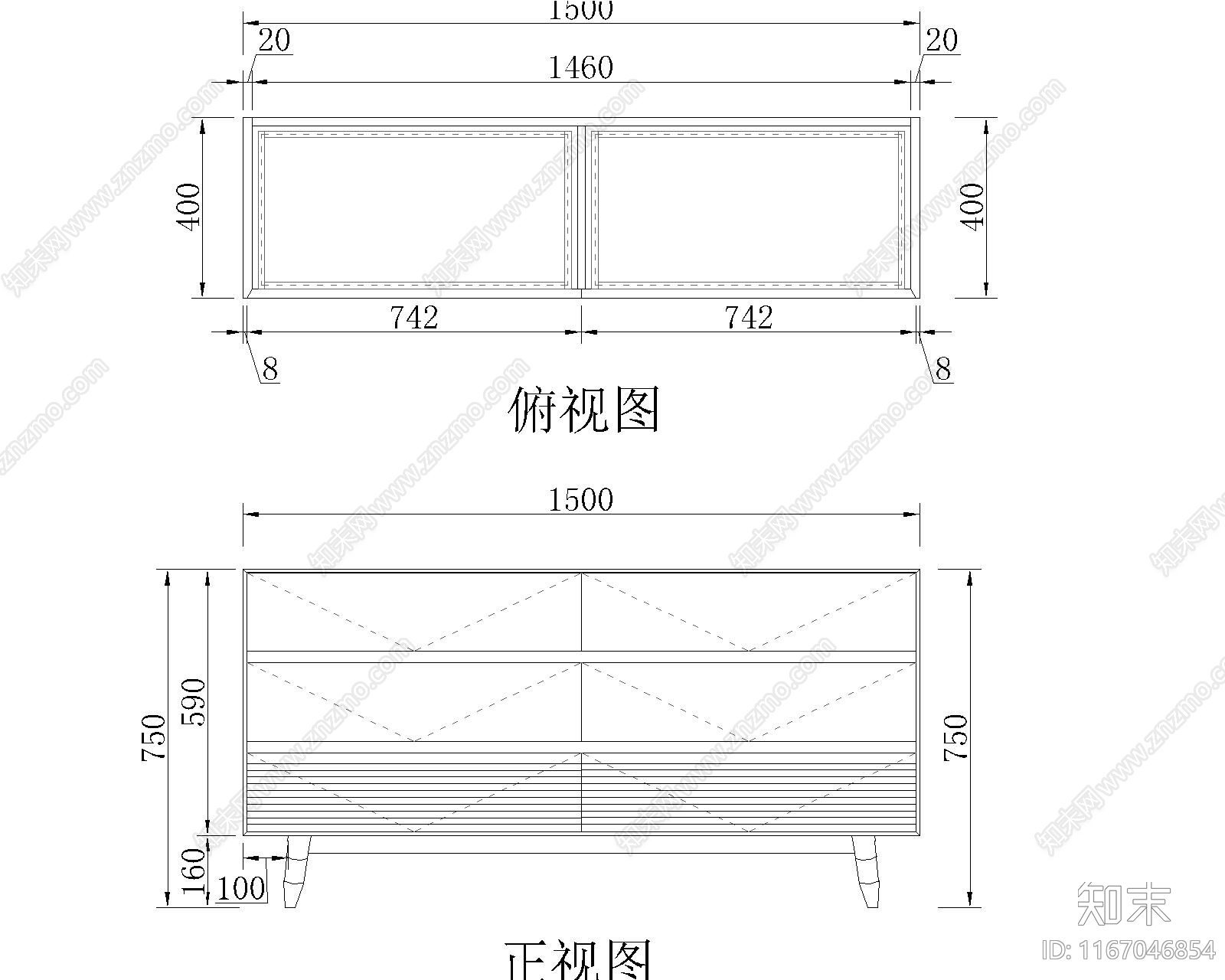 北欧家具节点详图cad施工图下载【ID:1167046854】