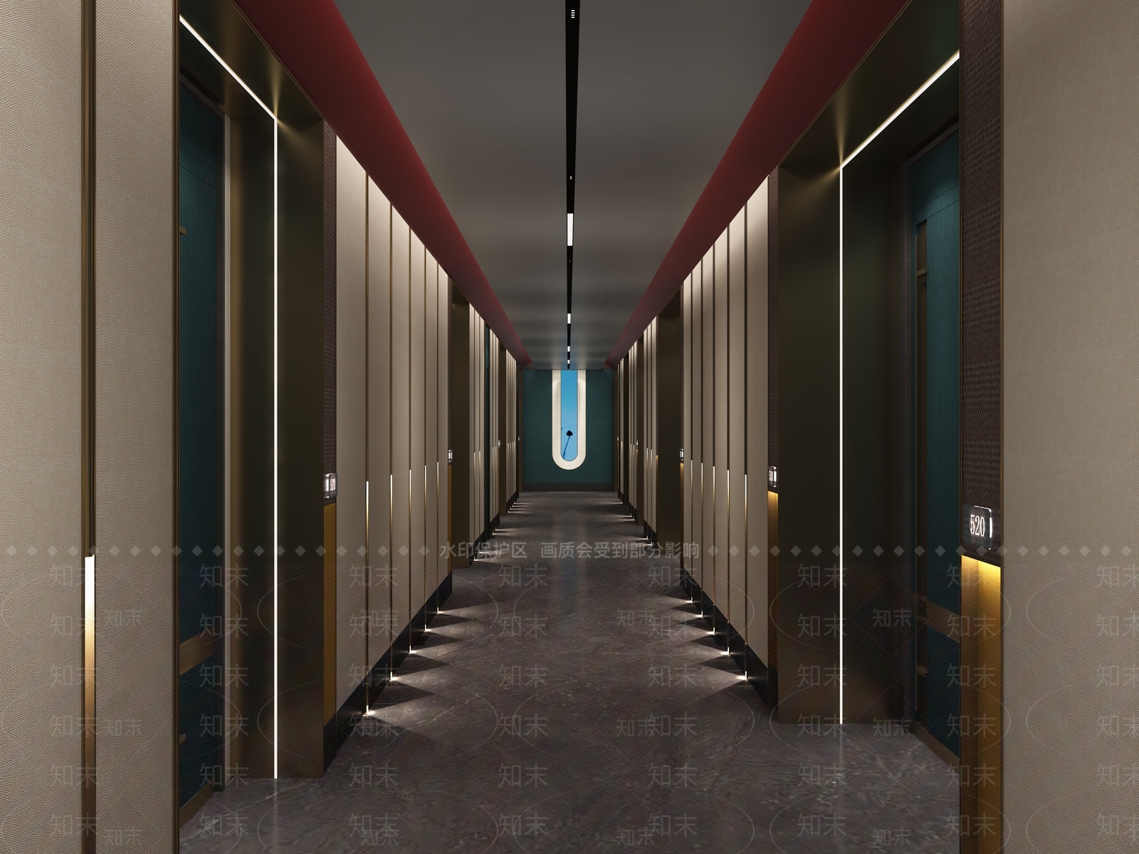 现代新中式中餐厅3D模型下载【ID:1167048386】