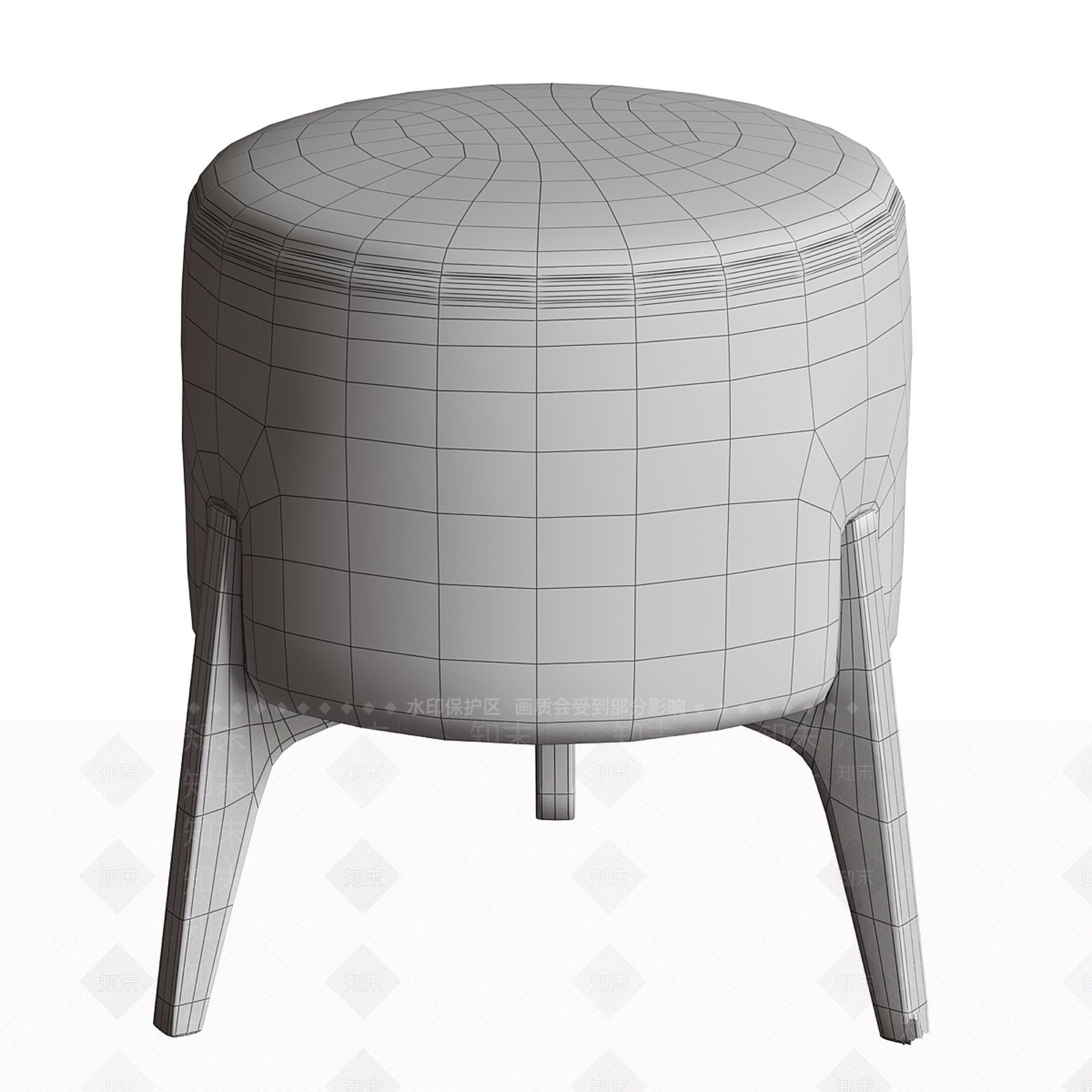 沙发凳3D模型下载【ID:1167051353】