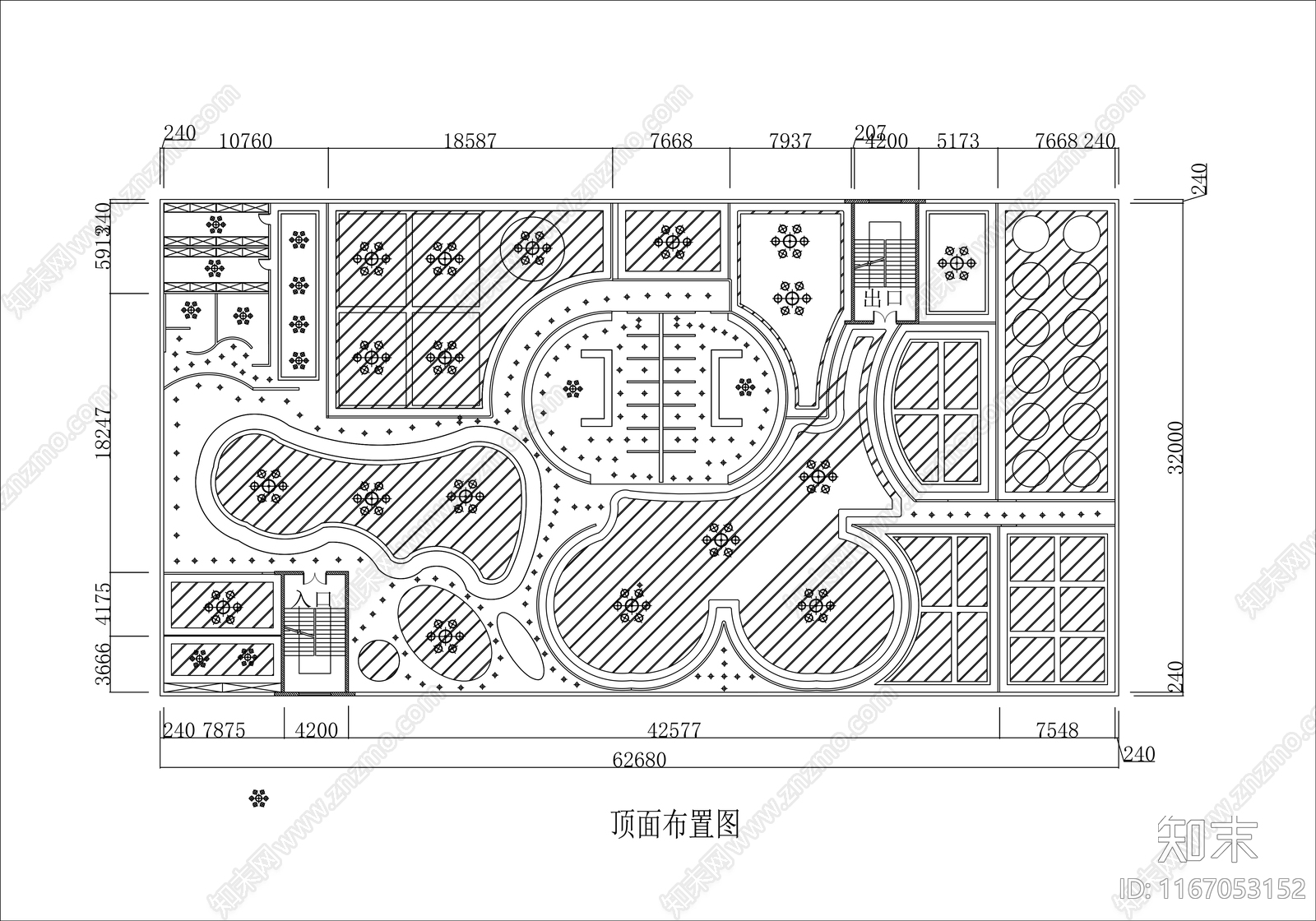 现代健身房施工图下载【ID:1167053152】