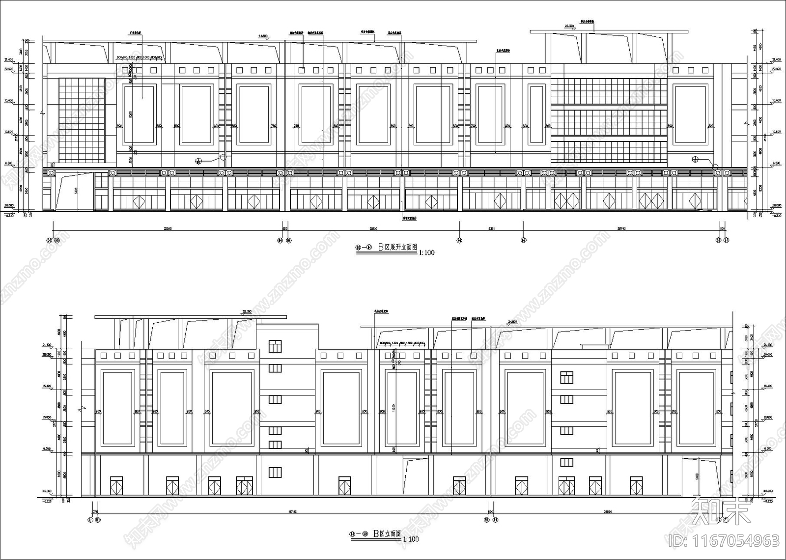 其他商业建筑cad施工图下载【ID:1167054963】