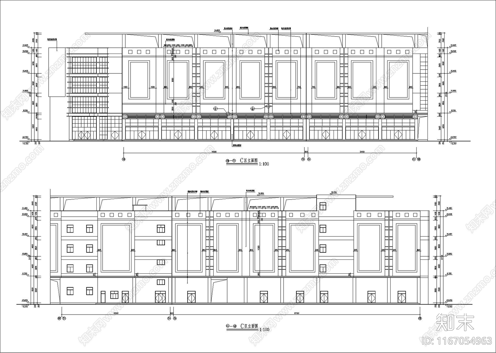 其他商业建筑cad施工图下载【ID:1167054963】