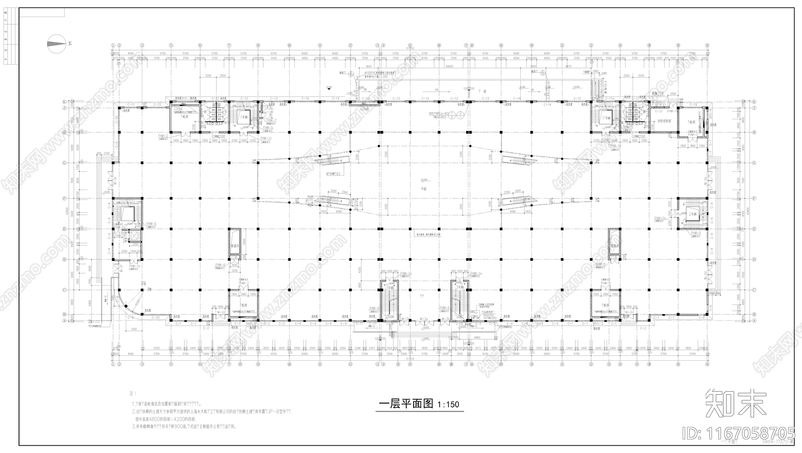 其他商业建筑cad施工图下载【ID:1167058705】