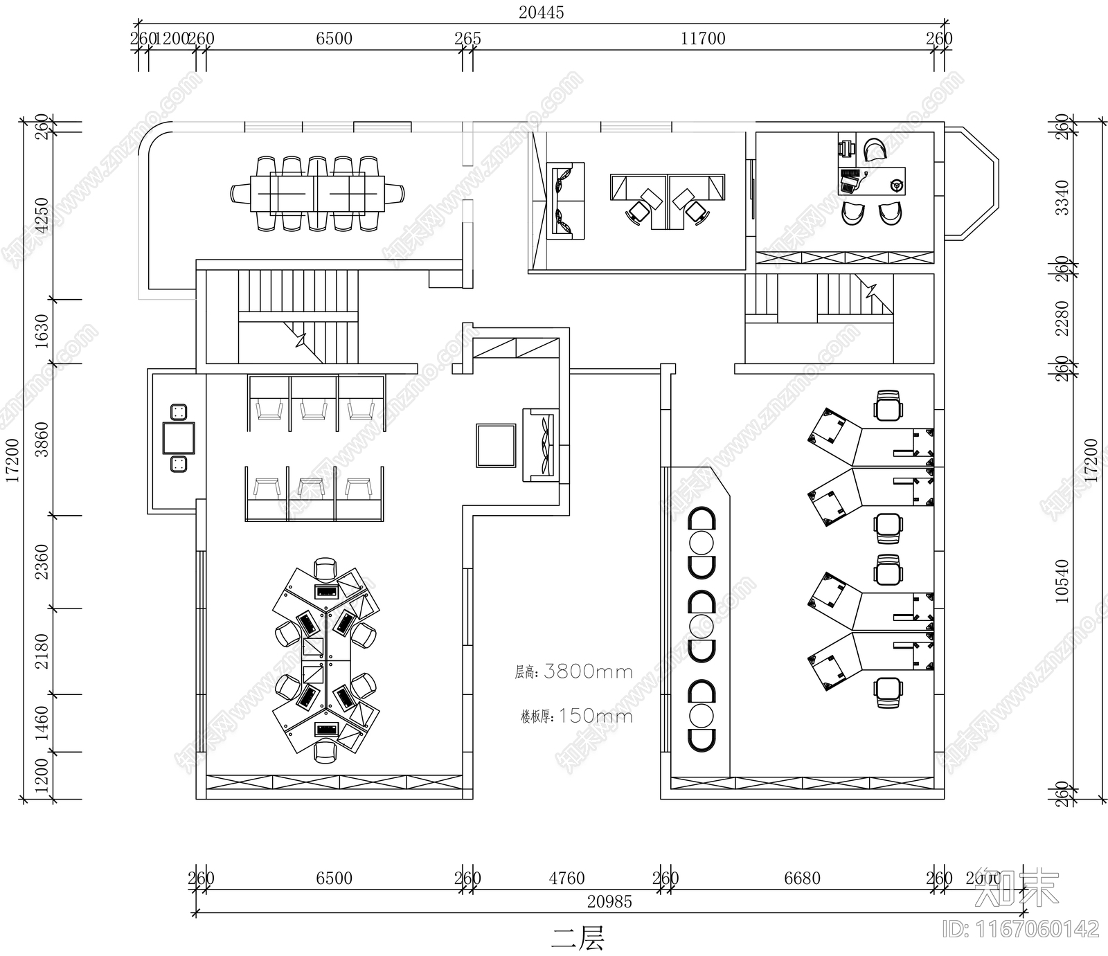 现代养老院cad施工图下载【ID:1167060142】