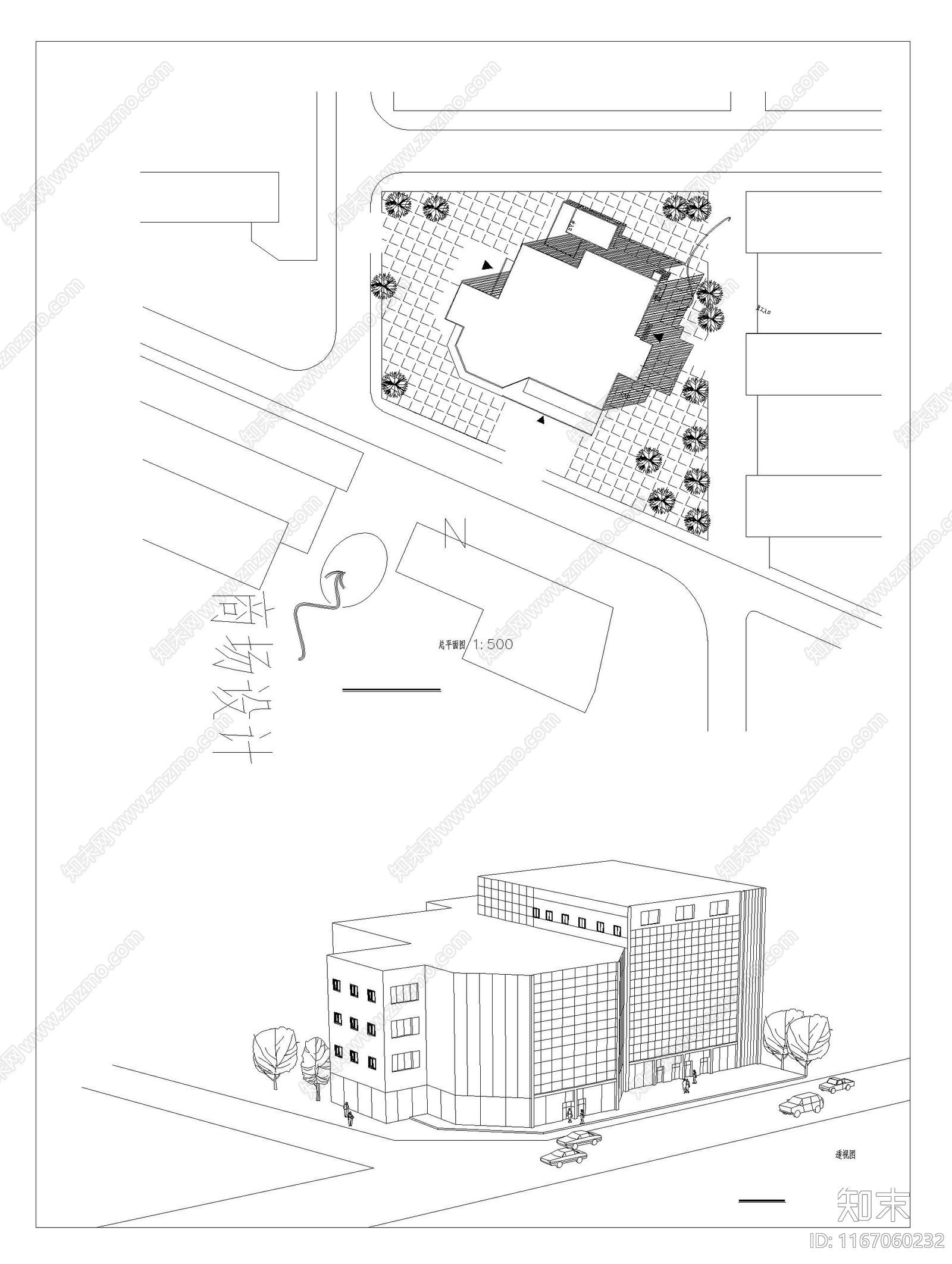 其他商业建筑cad施工图下载【ID:1167060232】