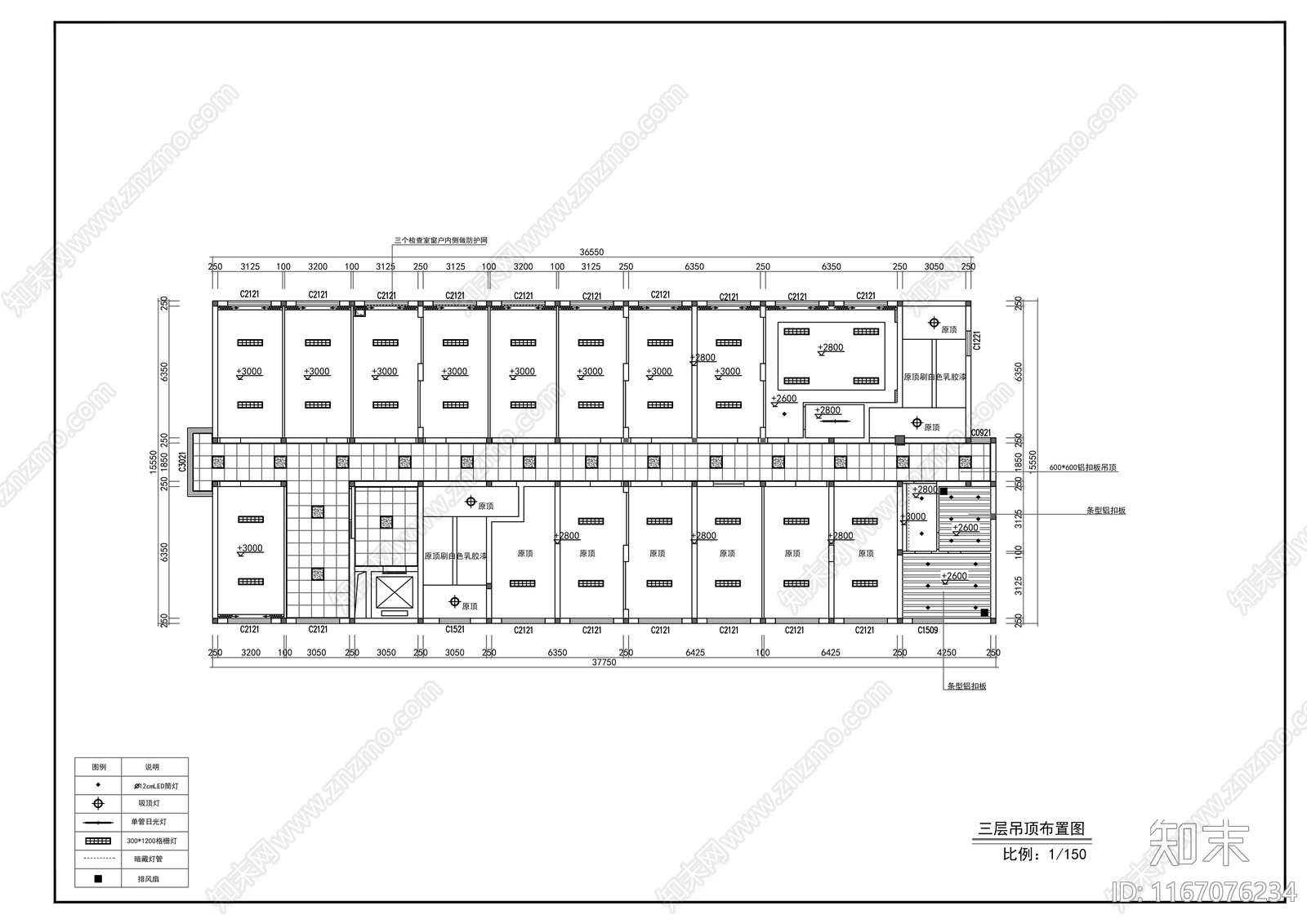 现代医院cad施工图下载【ID:1167076234】