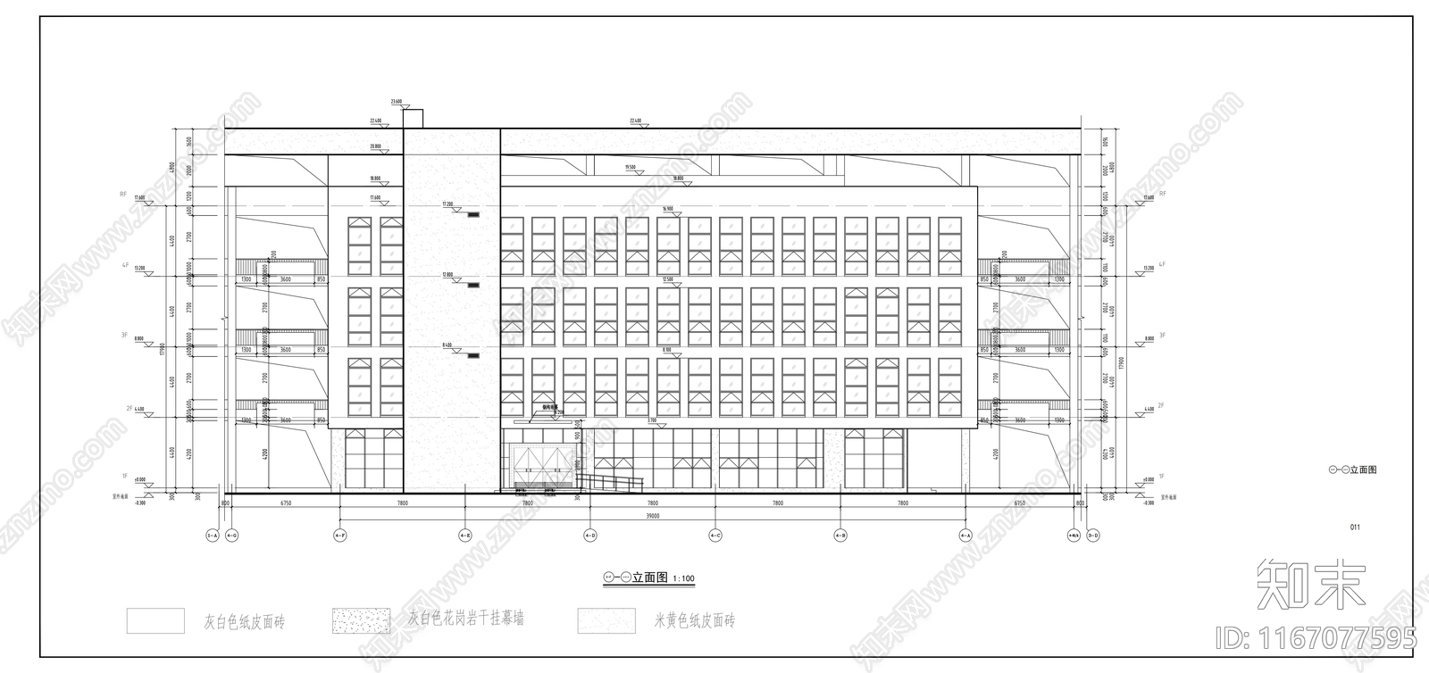 现代医院建筑cad施工图下载【ID:1167077595】