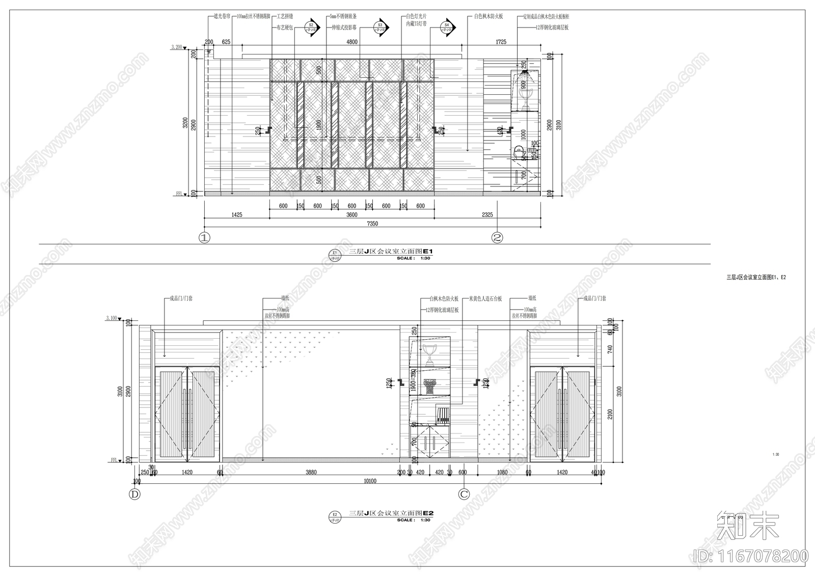 现代医院cad施工图下载【ID:1167078200】